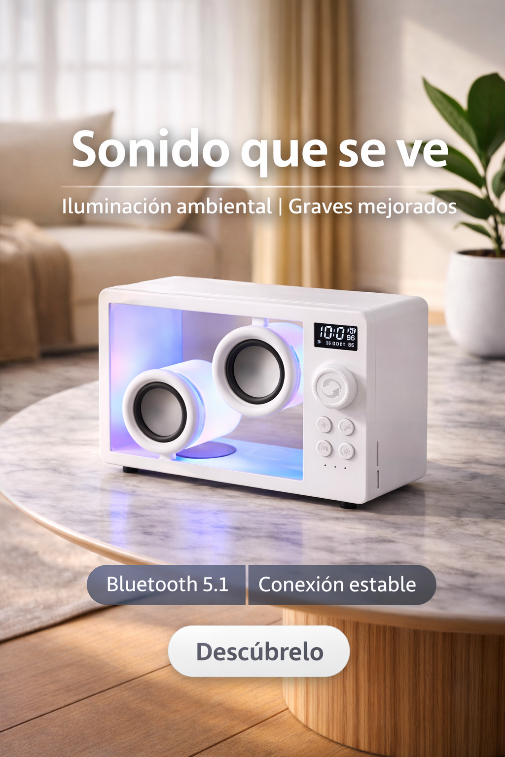 CRYSTAL SPEAKER BT 5.3 Black Days